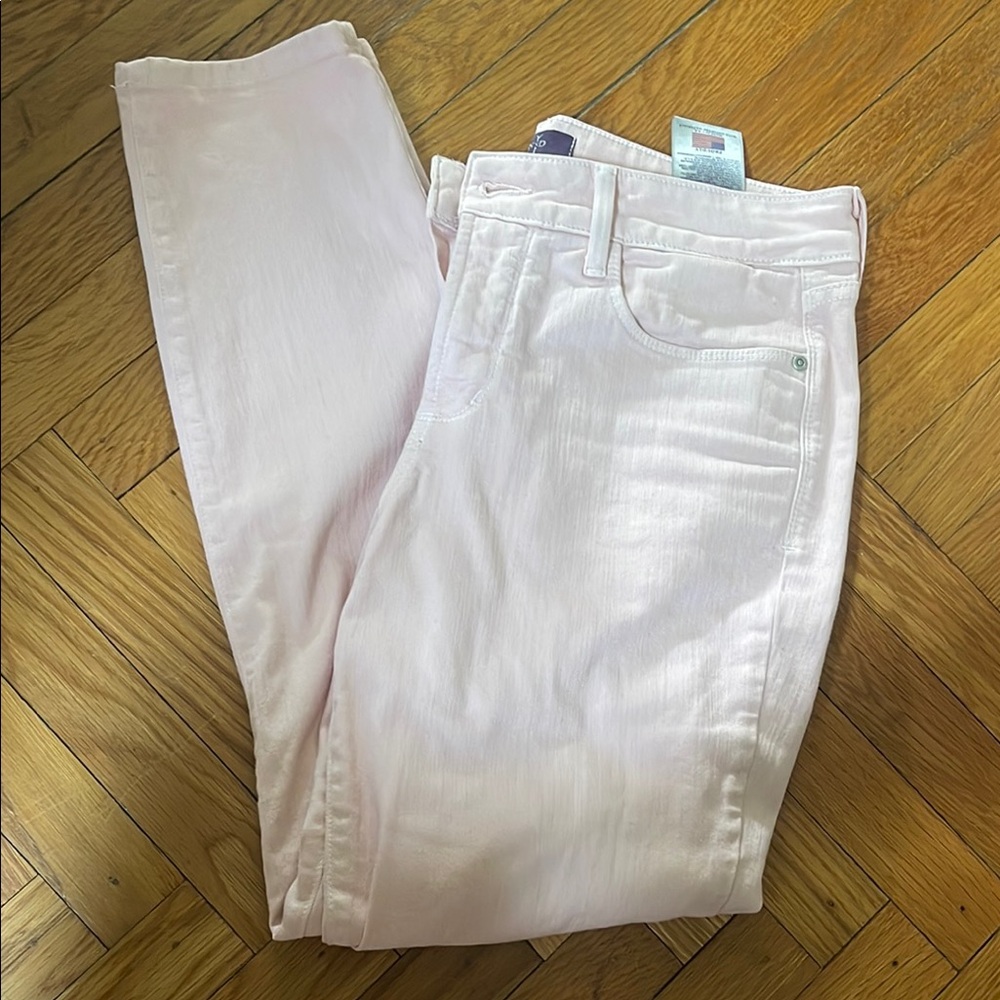 NYDJ Pink Jeans with Stretch Denim